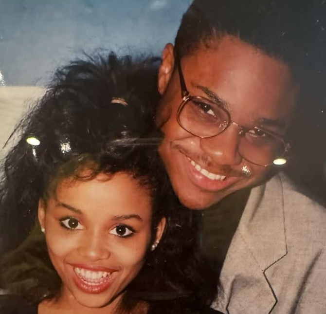 Darius Mccrary with sister